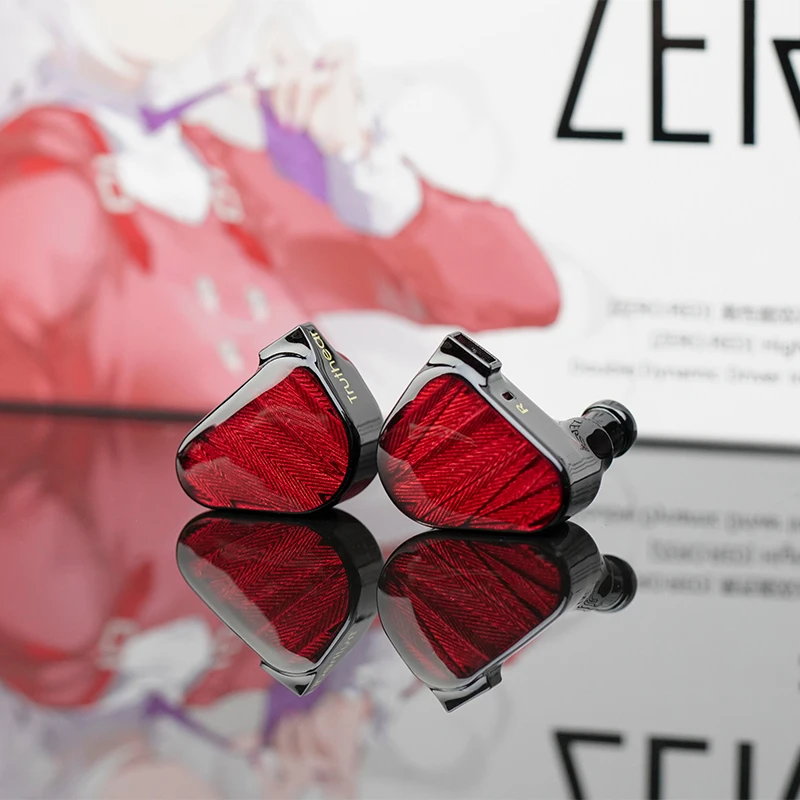 Наушники внутриканальные двухдрайверные Truthear x Crinacle ZERO RED